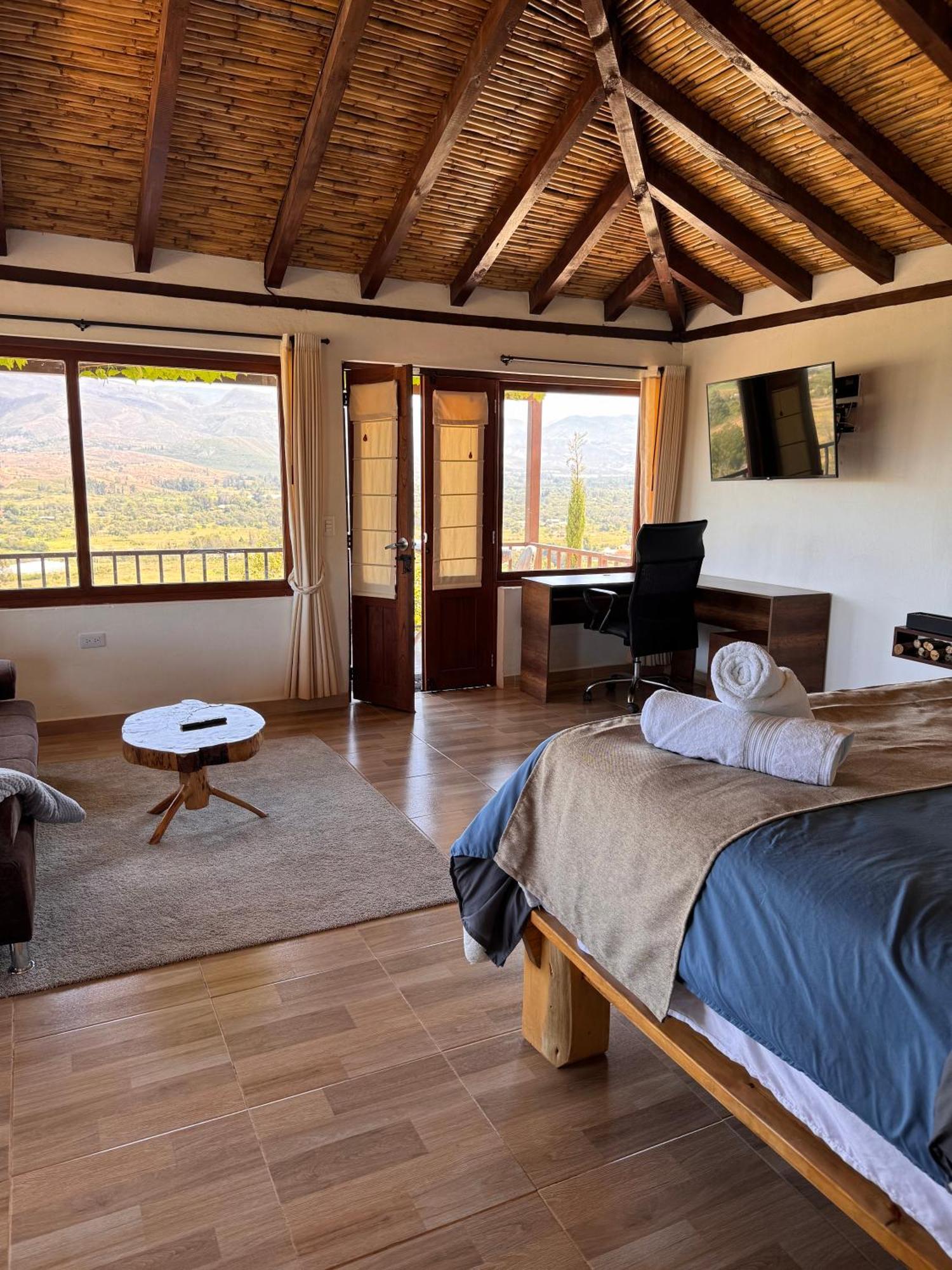 Glamping Con Jacuzzi Mirador Jarana Villa De Leyva Kültér fotó