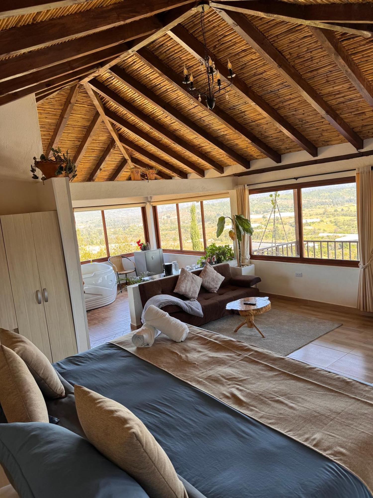 Glamping Con Jacuzzi Mirador Jarana Villa De Leyva Kültér fotó